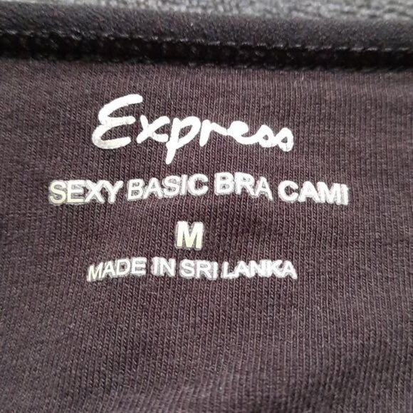 Express Sexy Basic Adjustable Straps Bra Camisole Size Medium - Picture 3 of 4